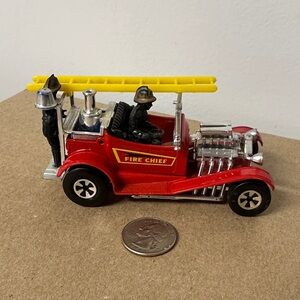 Matchbox SpeedKings Hot Rod Fire Engine 1974 die-cast toy